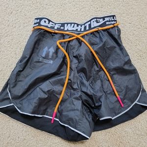 Off white x Nike logo waistband shorts